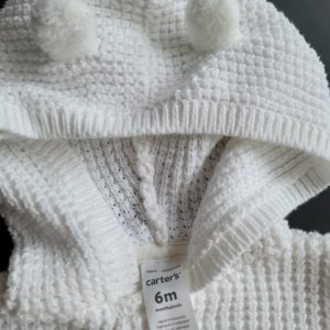 Carters Baby Hooded Sweater 6 months