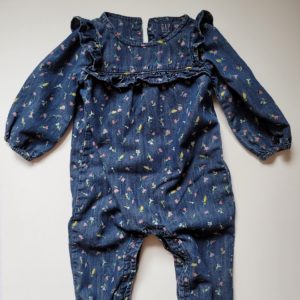 GAP Baby girl jean jumper 12M