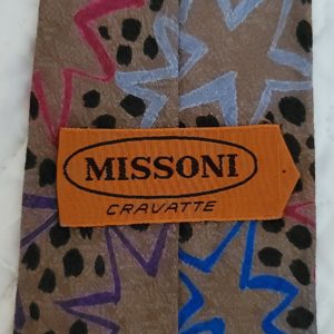 Missoni Silk Cravate (Tie) Unique star design