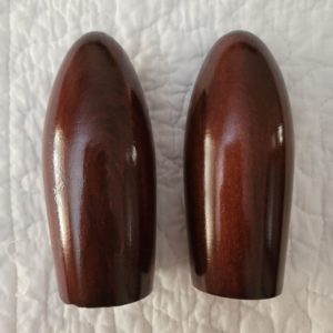 Vintage Wood Salt and Pepper Shakers