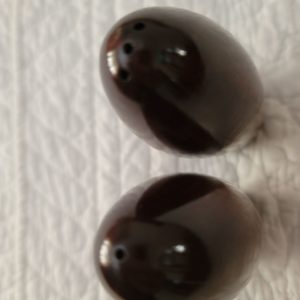 Vintage Wood Salt and Pepper Shakers